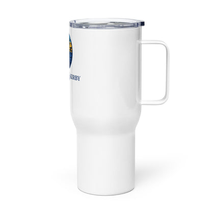 Brendan Kirby (Blue Beach) Travel mug with a handle