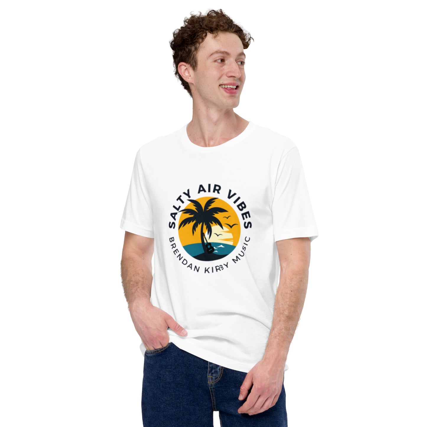 Brendan Kirby "Salty Air Vibes" T-Shirt (Large Logo)